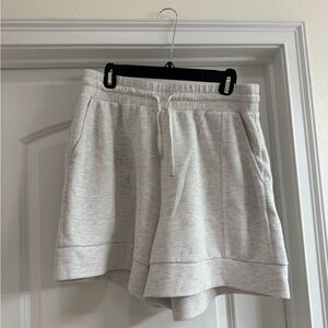 Varley Light Gray Athletic Shorts